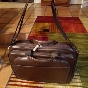 Samsunite leather bag